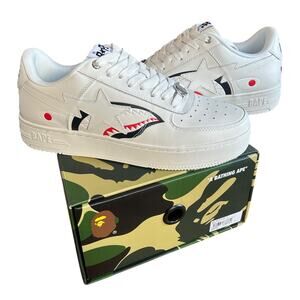11 Brand New Bape Sta Shark M2 White